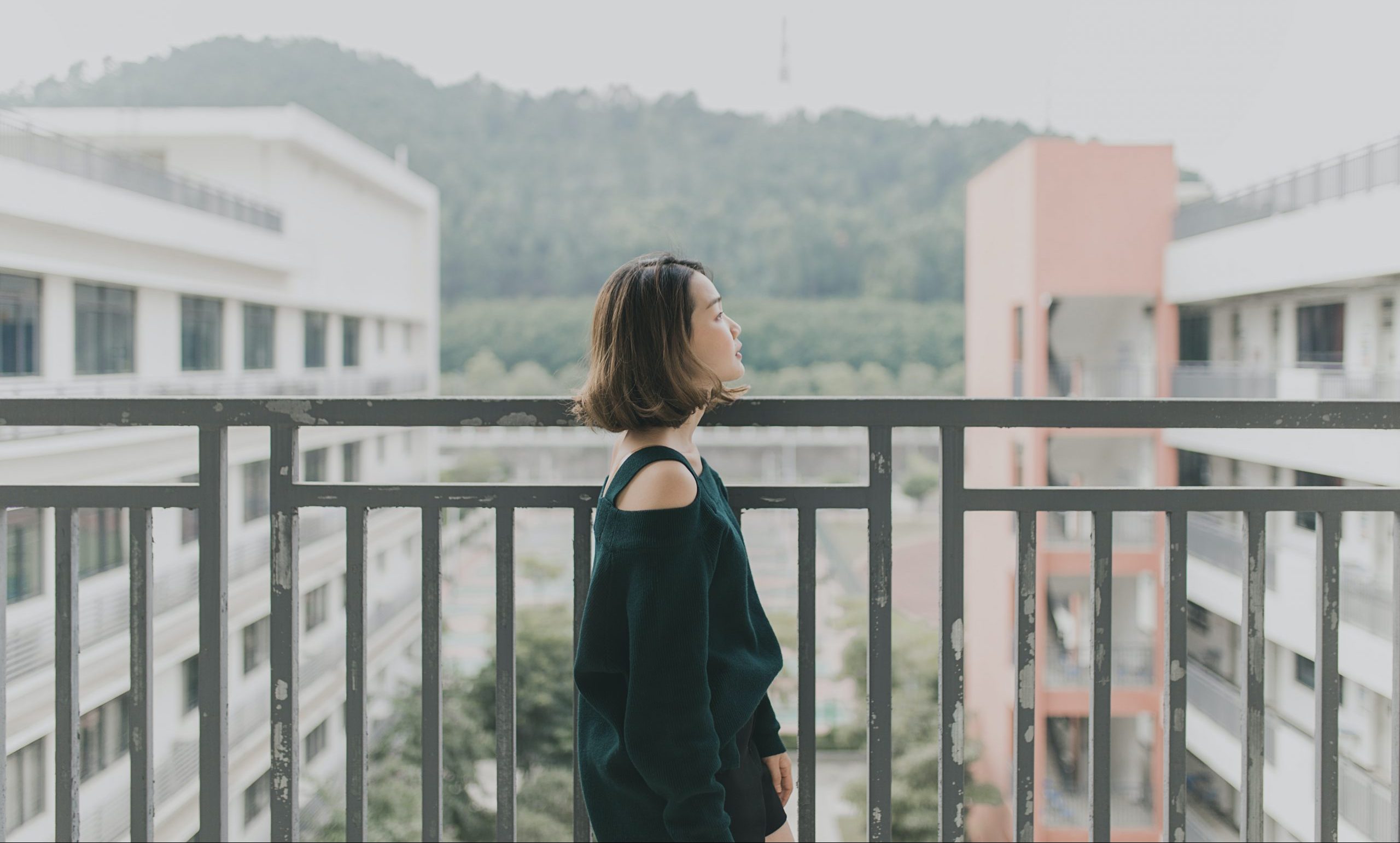 banking and insurance woman walking