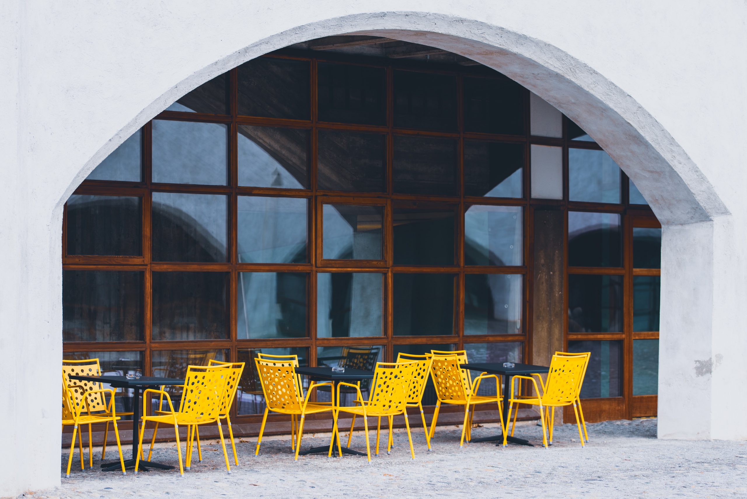 hospitality chairs yellow